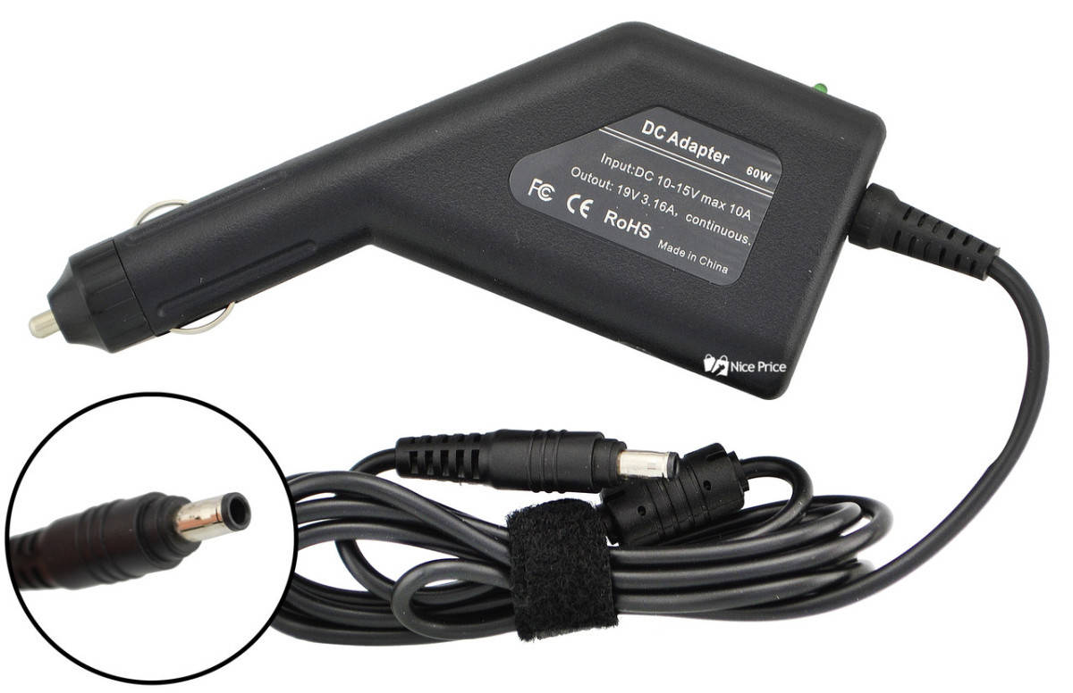 

Автомобильное зарядное для ноутбука SAMSUNG 19V 3.16A 5.5х3.0 (4532)