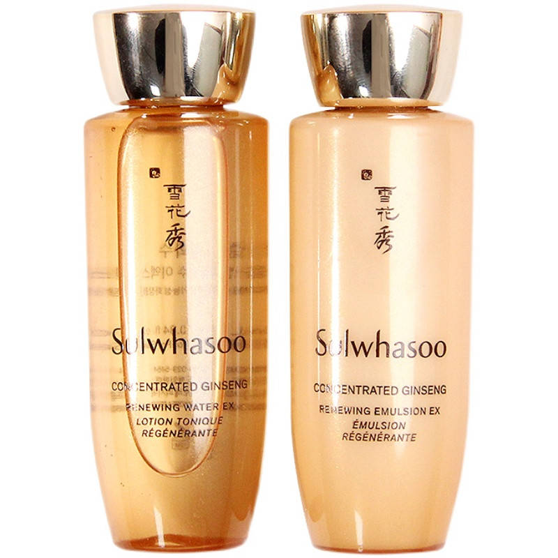 

Sulwhasoo Concentrated Ginseng Renewing Emulsion EX 25ml+Water EX 25ml(мягкий пластик)