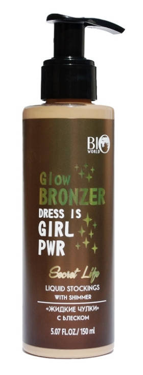 

Крем-тон «Жидкие чулки» с блеском для ног Dress is Girl PWR City SECRET LIFE