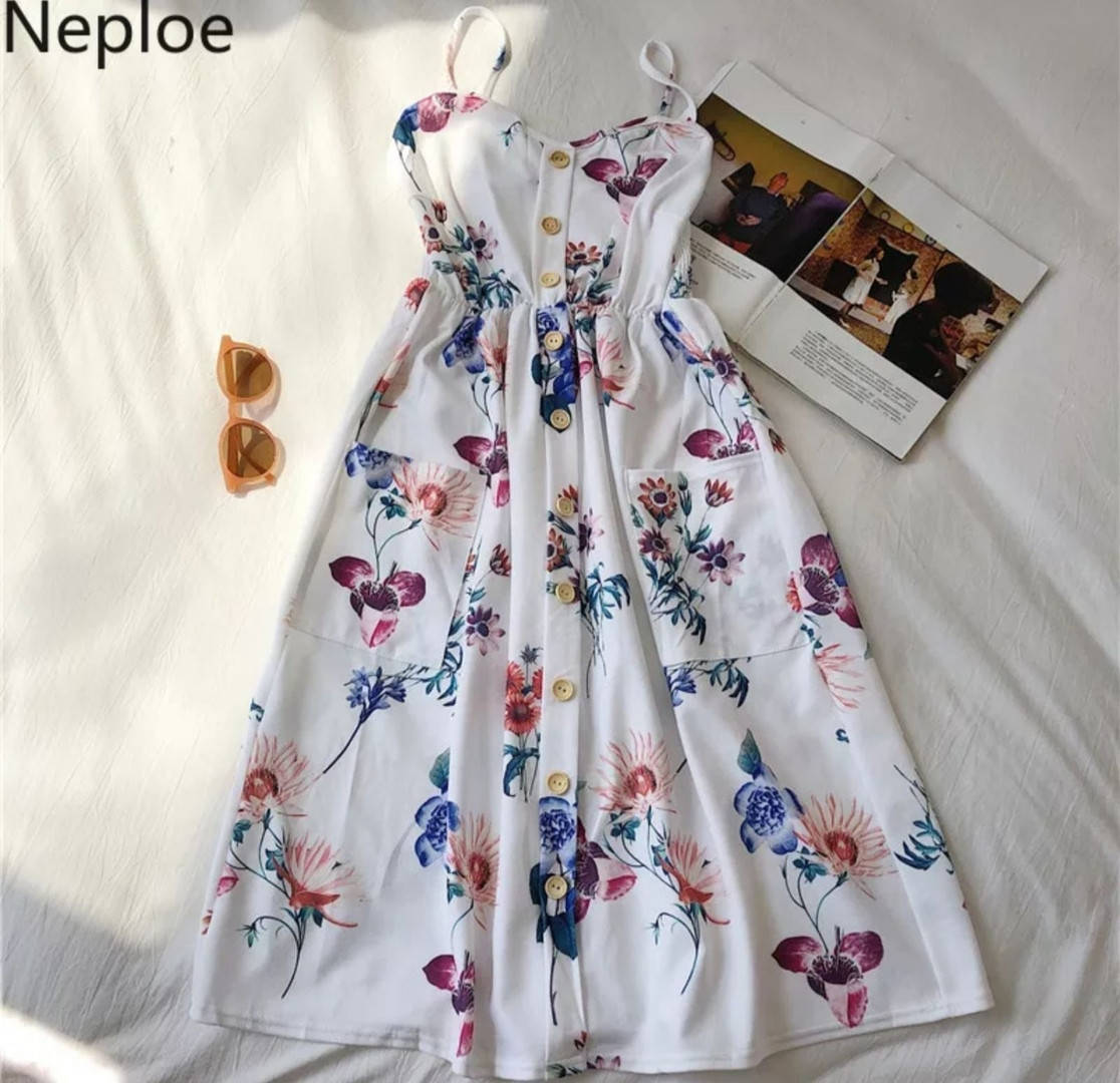 

Сарафан с карманами Цвет белый 122