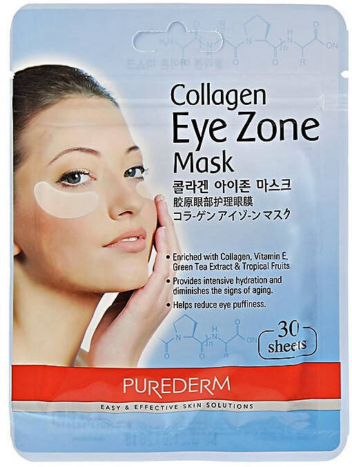 

Коллагеновые патчи под глаза Purederm Collagen Eye Zone Mask