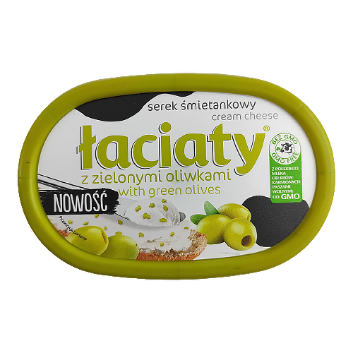

Крем-сир Лаціата з оливками Łaciaty 135g 12шт/ящ (Код : 00-00003555)