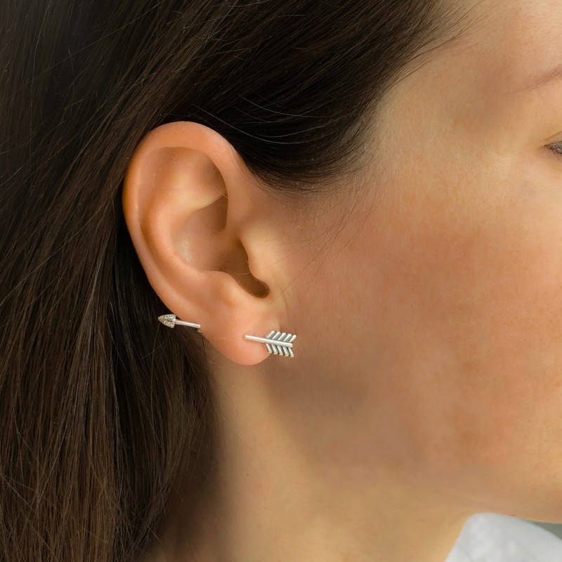 

Серебряные серьги Стрела Selenit 82071