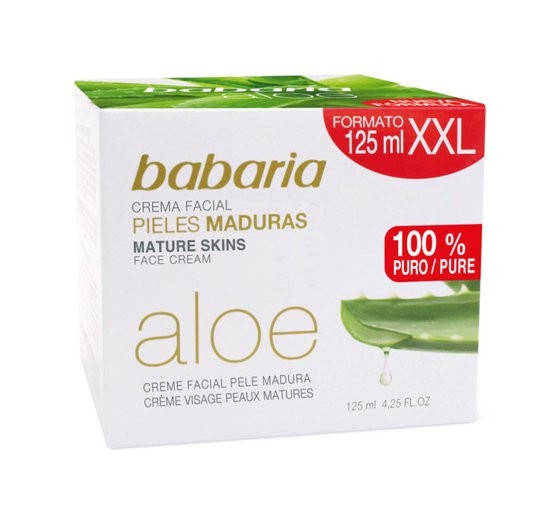 

Крем для лица увлажняющий с алоэ вера Babaria Face Cream 125 мл Испания