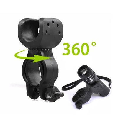 

Велосипедное крепление для фонаря поворотное 360градусов