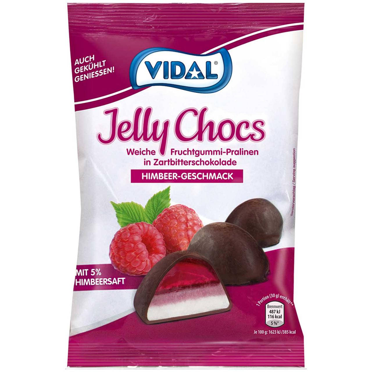 

Конфеты Vidal Jelly Chocs Himbeer 175g