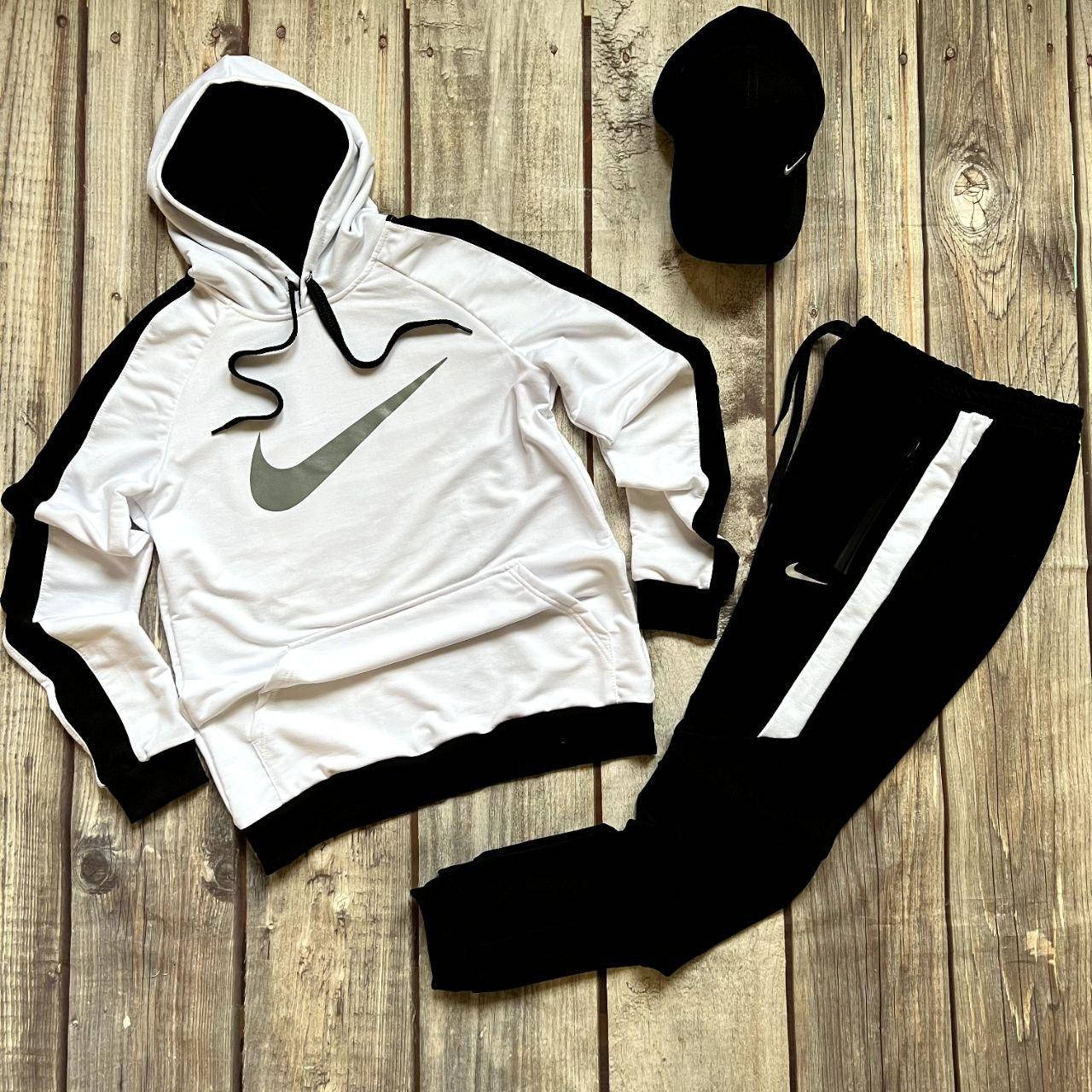 

Спортивный костюм мужской Nike белый весна лето, Черный