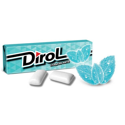 

95-жевательная резинка Дирол Dirol сладкая мята