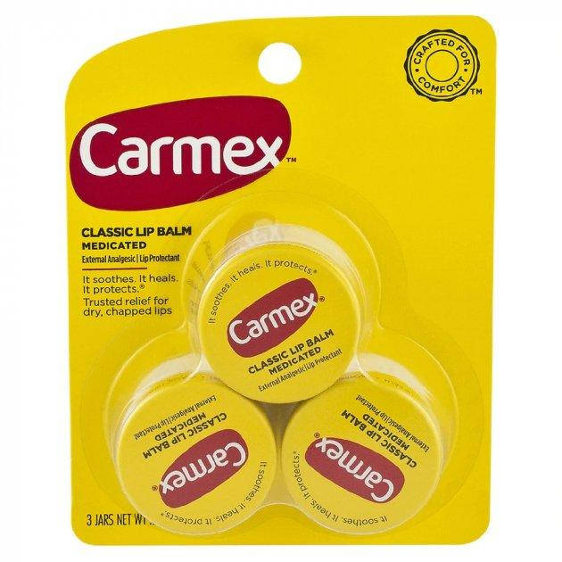 

Бальзамы для губ Carmex Classic Lip Balm Medicated 3x7.5г