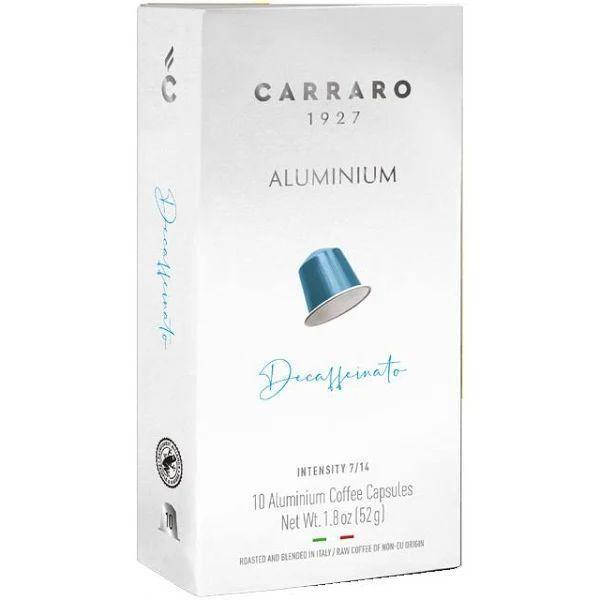 

Кофе в капсулах Carraro Decaffeinato, 10 капсул алюминиевых Nespresso