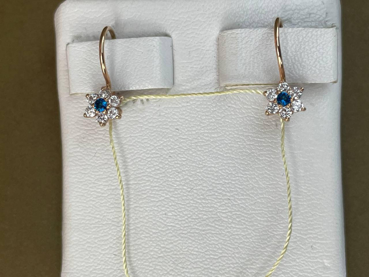 

Серьги Золотые детские 585 пробы