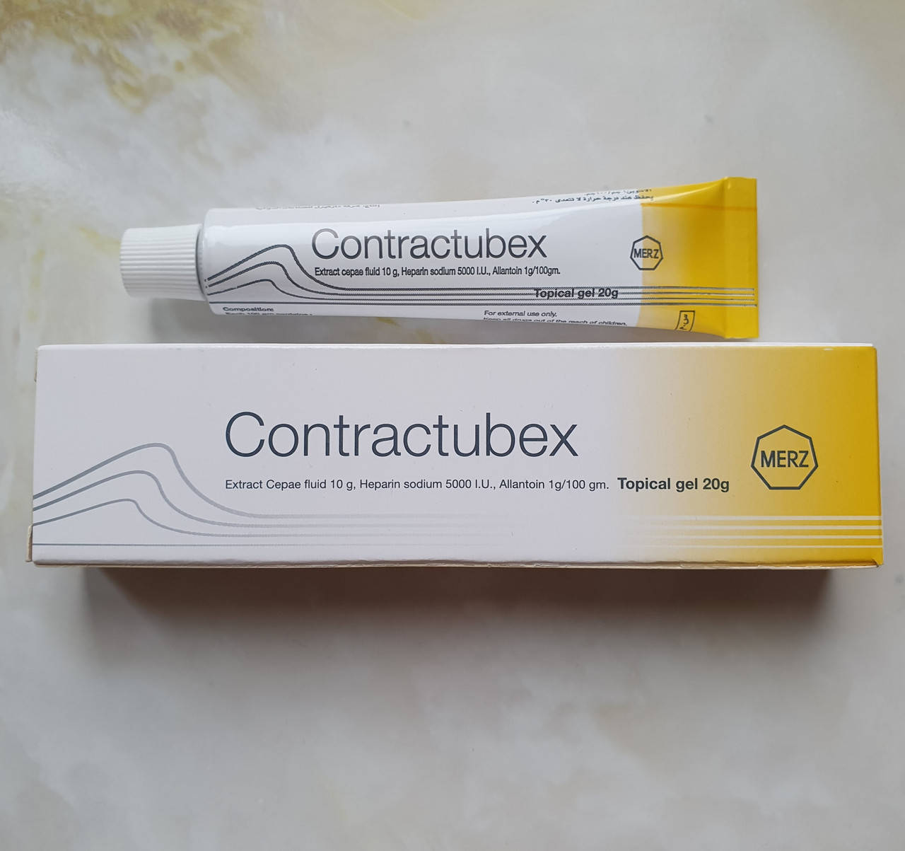 

Контрактубекс гель Contractubex gel для лечения рубцов 20г Египет