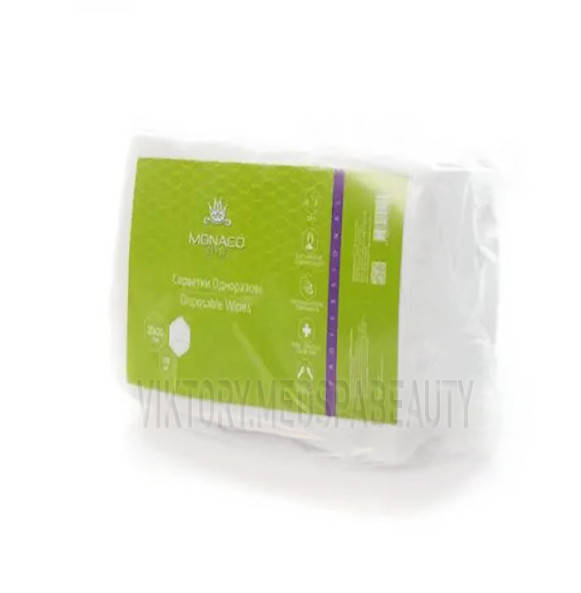 

Салфетки одноразовые ТМ "Monaco Style" сложенные гладкие, 35смх40см (100шт./уп.), Белый