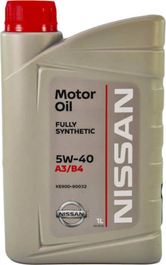 

Оригинальное моторное масло Nissan Motor Oil 5W-40 1л KE90090032