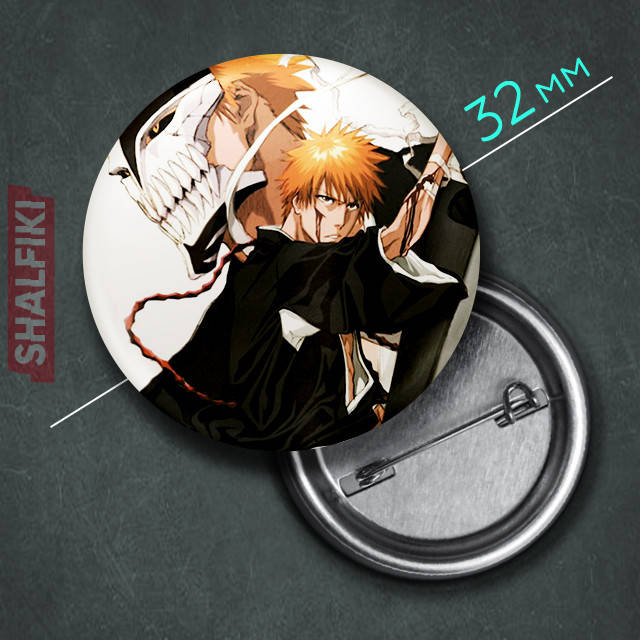 

"Ичиго Куросаки (Блич / Bleach)" значок круглый на булавке Ø32 мм