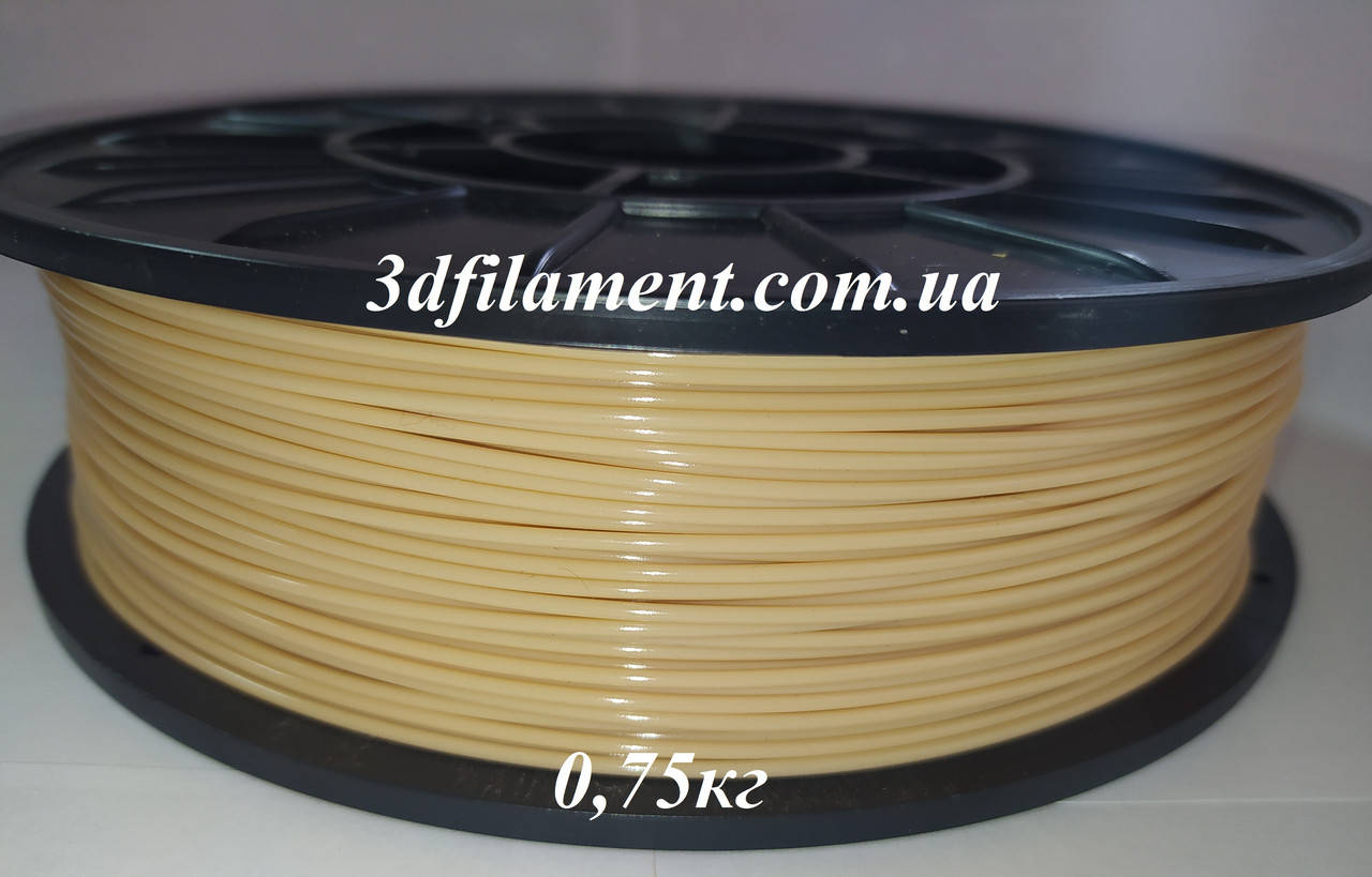 

Пластик PLA (ПЛА) Бежевий 1,75mm 0,75кг