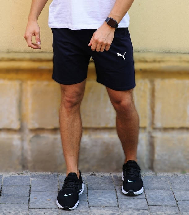 

Шорты мужские трикотажные Puma‎ шорти чоловічі пума шорты спортивные синій