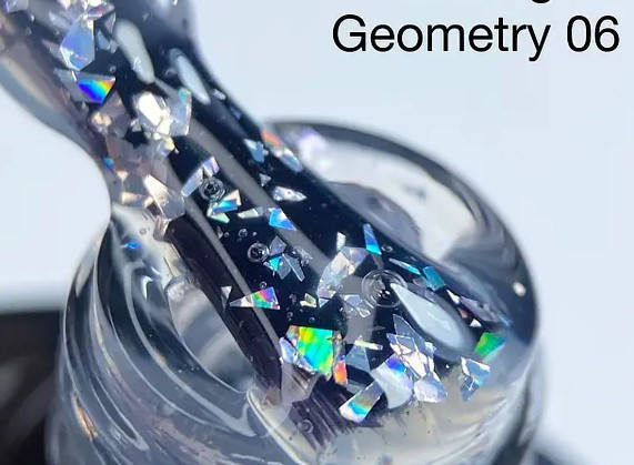 

Топ для ногтей Saga Top Geometry №6 без липкого слоя 8мл