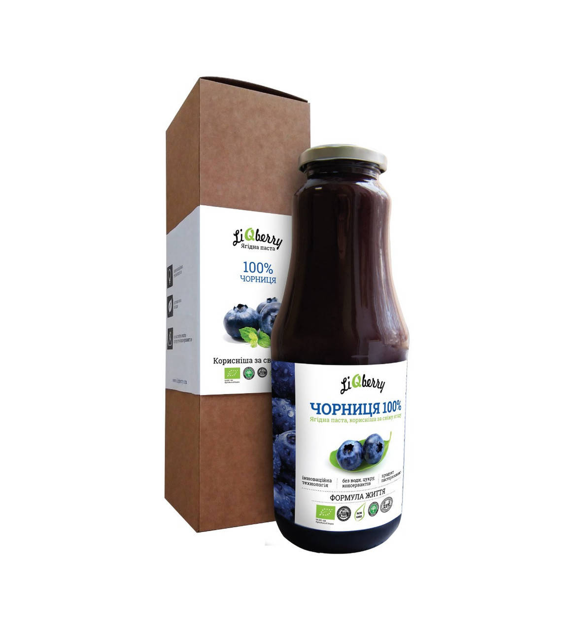 

Паста Черничная ТМ LiQberry