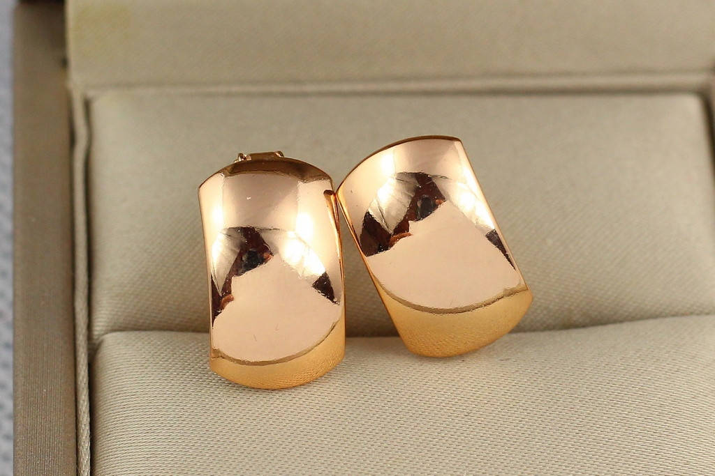 

Серьги Xuping Jewelry широкие итальянка 1.7 см золотистые