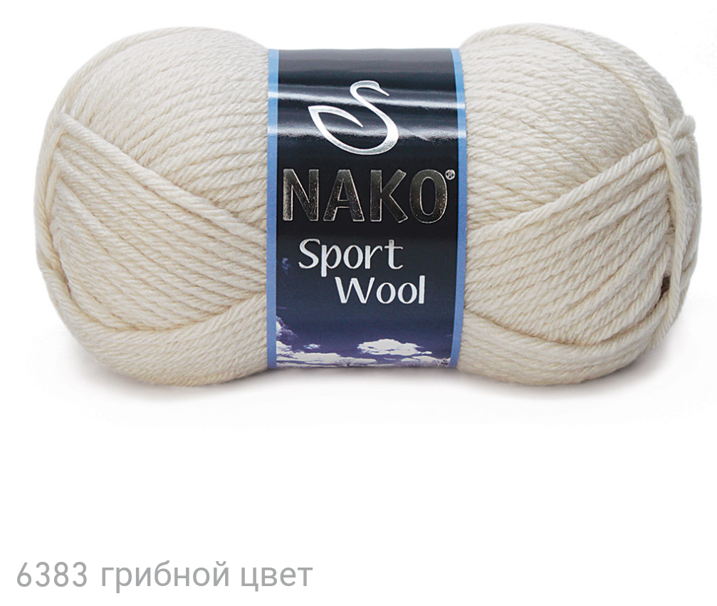 

Nako Sport Wool грибной № 6383