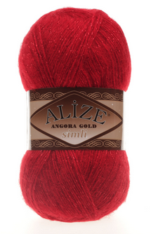 

Пряжа Angora gold simli-106