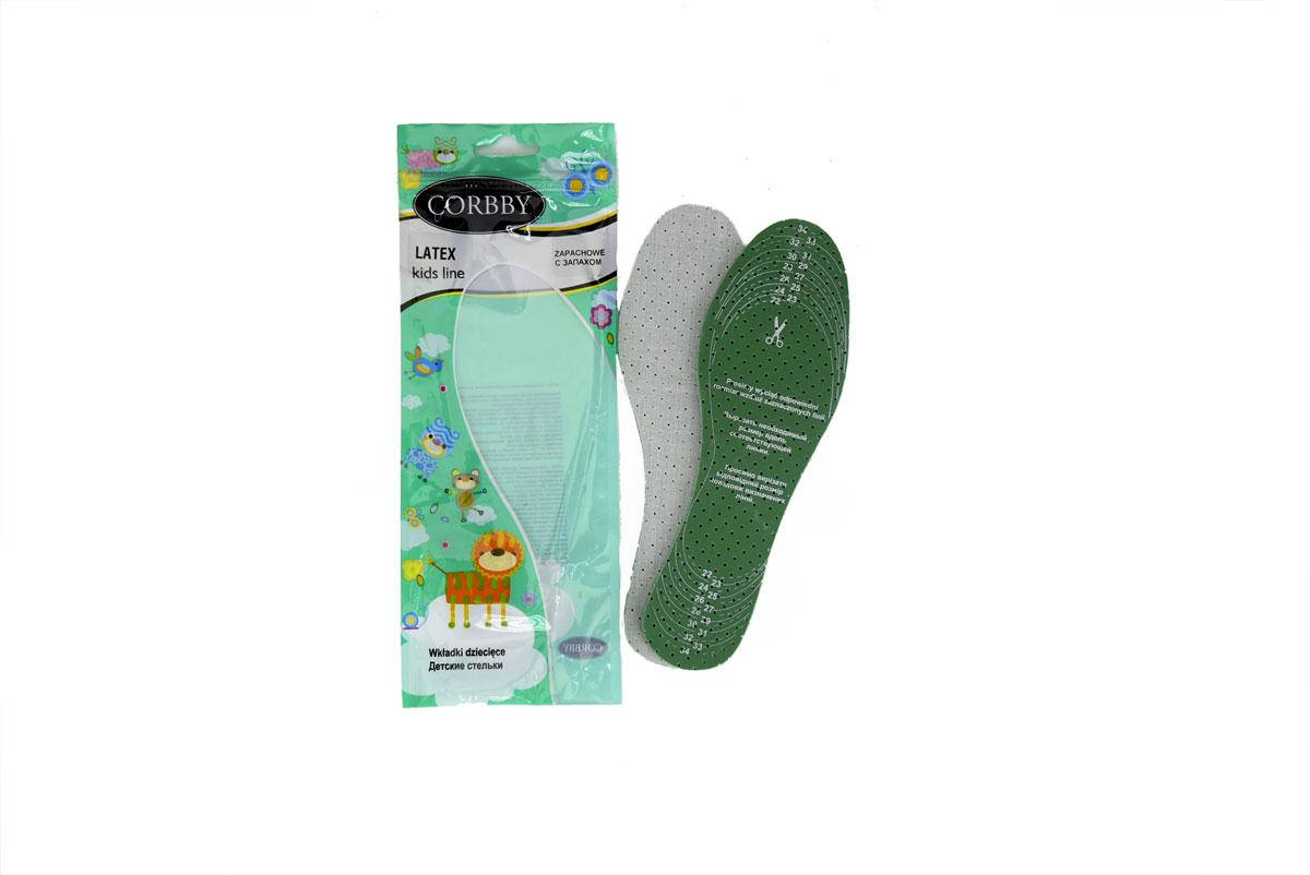 

Стельки детские универсальные ароматизированные Corbby LATEX