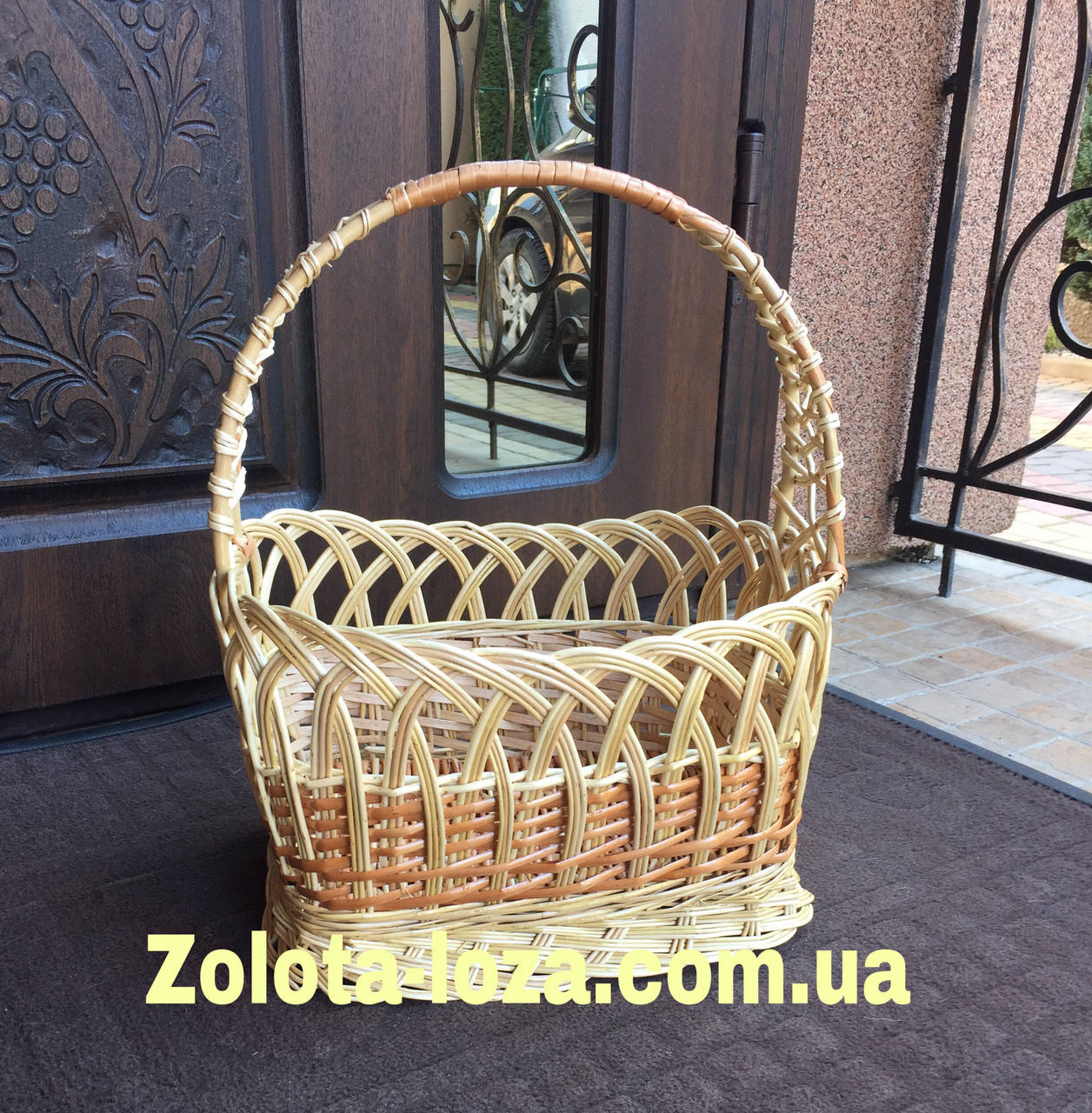 

Корзина пасхальная из натуральной лозы. Арт:4013