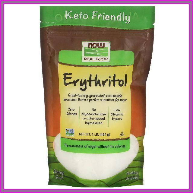 

Эритритол ( эритрит), натуральный подсластитель Erithritol Now Foods, Real Food,454 г