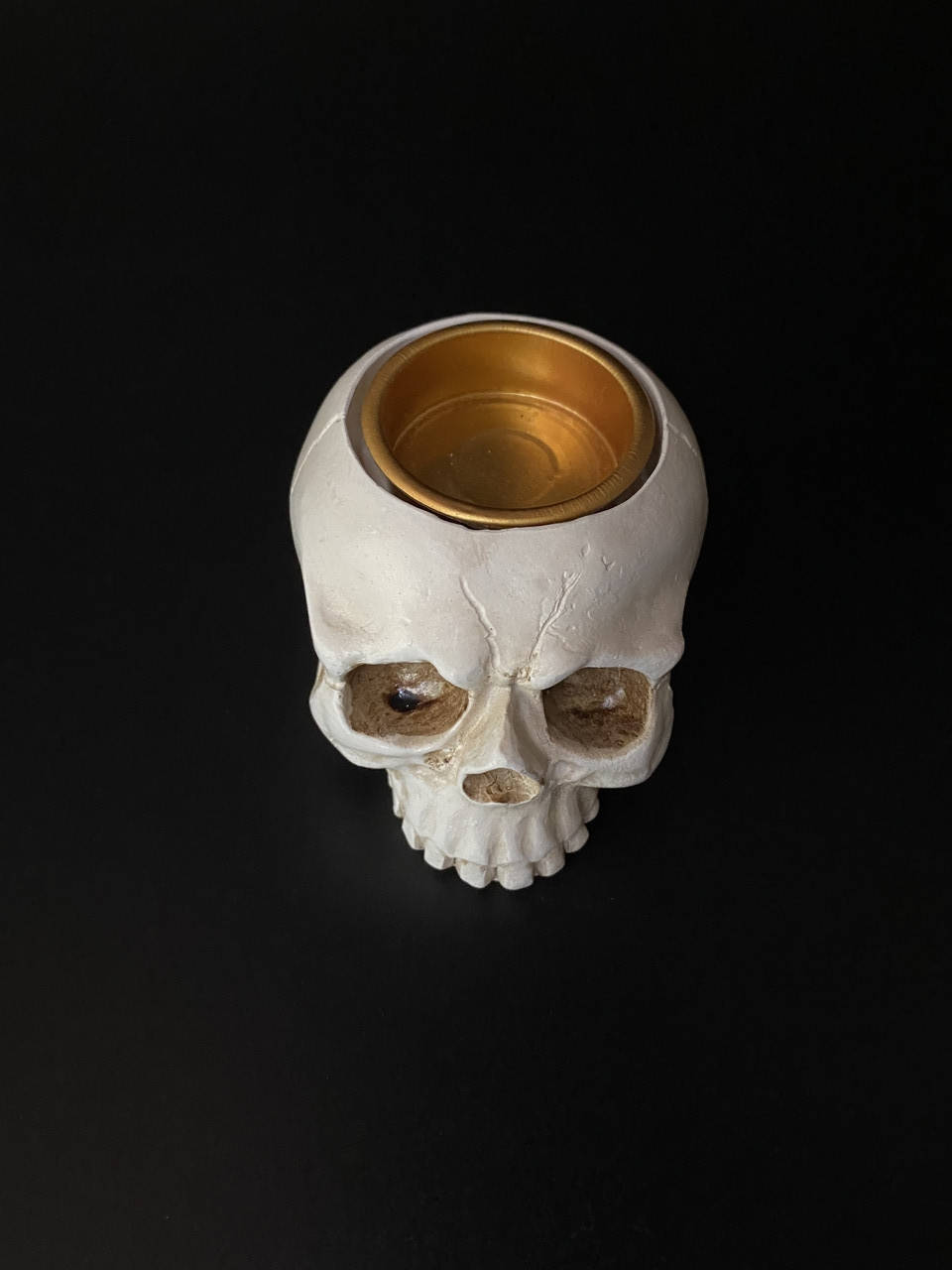 

Подсвечник в виде черепа, голова череп, декор, ужасы, скелет, держатель для свечей, подарок, скелет.