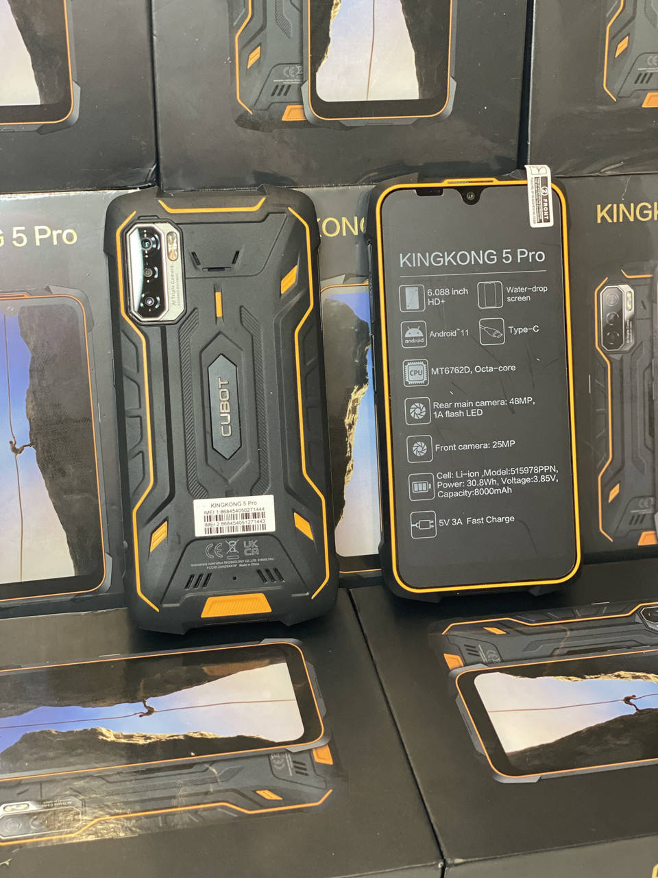 

Смартфон Cubot KingKong 5 Pro 4/64Gb NFC 8000mAh 48Mpx IP69K
