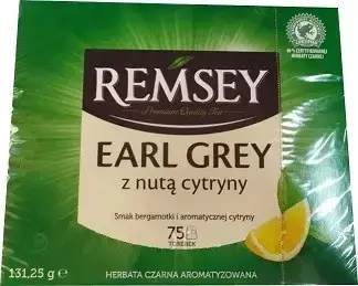 

Чай Remsey с бергамотом и лимоном,75 пакетиков на шнурке,Польша