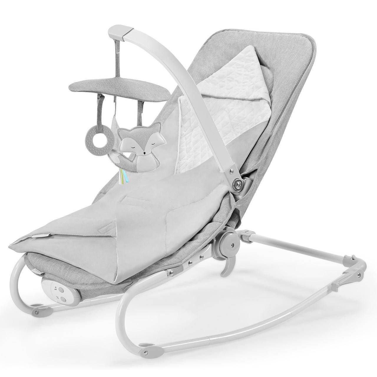 

Шезлонг-качалка Kinderkraft Felio Stone Grey