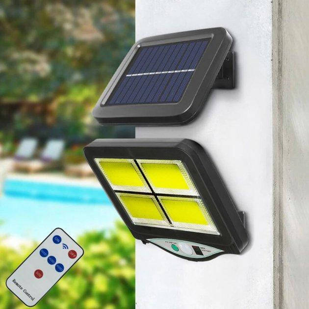 

Уличный светильник фонарь с датчиком движения на солнечной батарее Solar 4 CoB