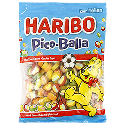 

Желейки Харібо піко-балла Haribo pico-balla 175g (Код : 00-00012372)