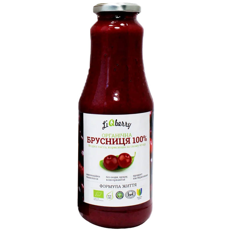 

Брусничная паста LiQberry диетическая добавка 1000 г