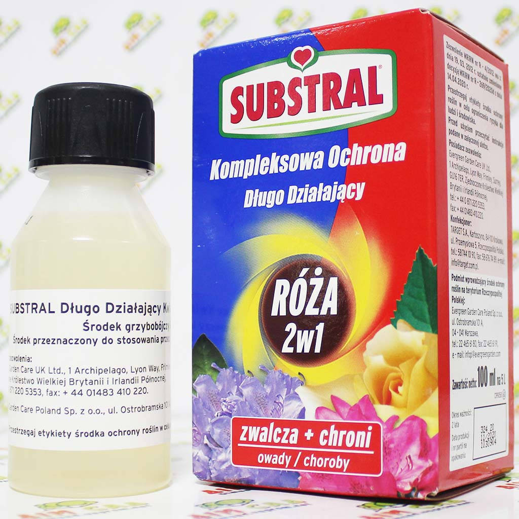 

Substral Препарат для защиты роз 2в1, 100мл