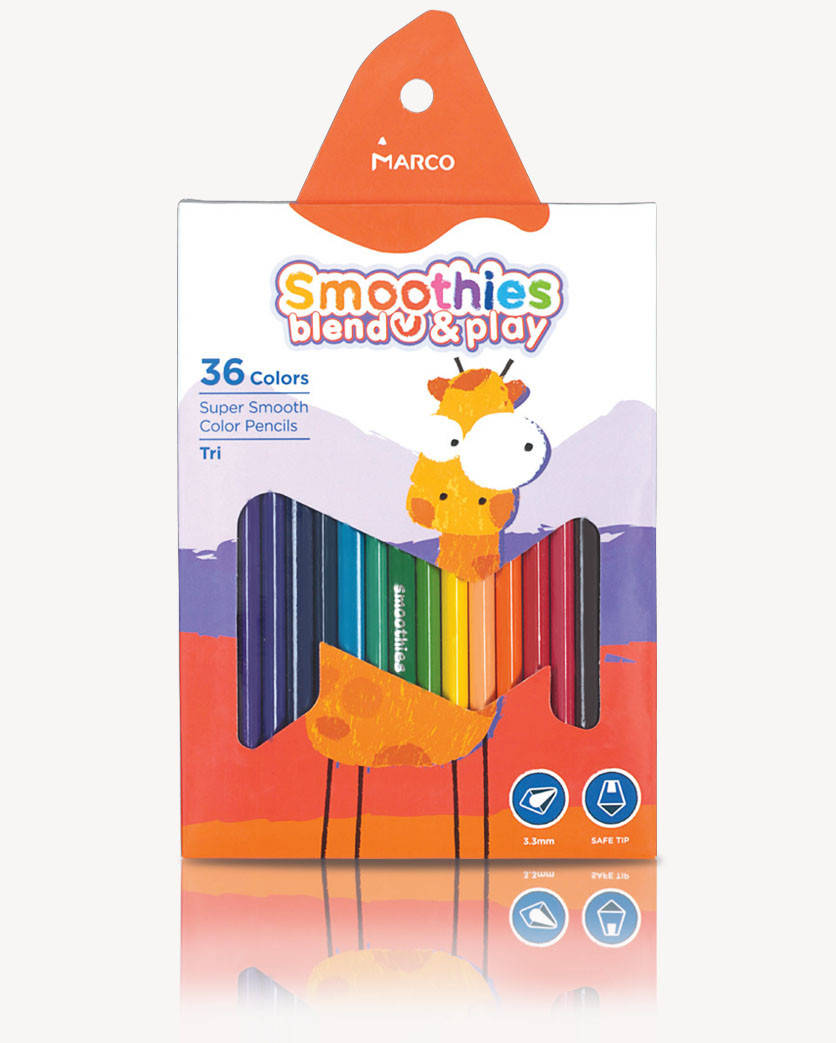 

Карандаши цветные Marco Smoothies 36 шт 2150-36CB