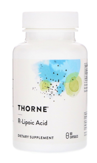 

R липоевая кислота, Thorne Research, 60 капсул (THR-77103)
