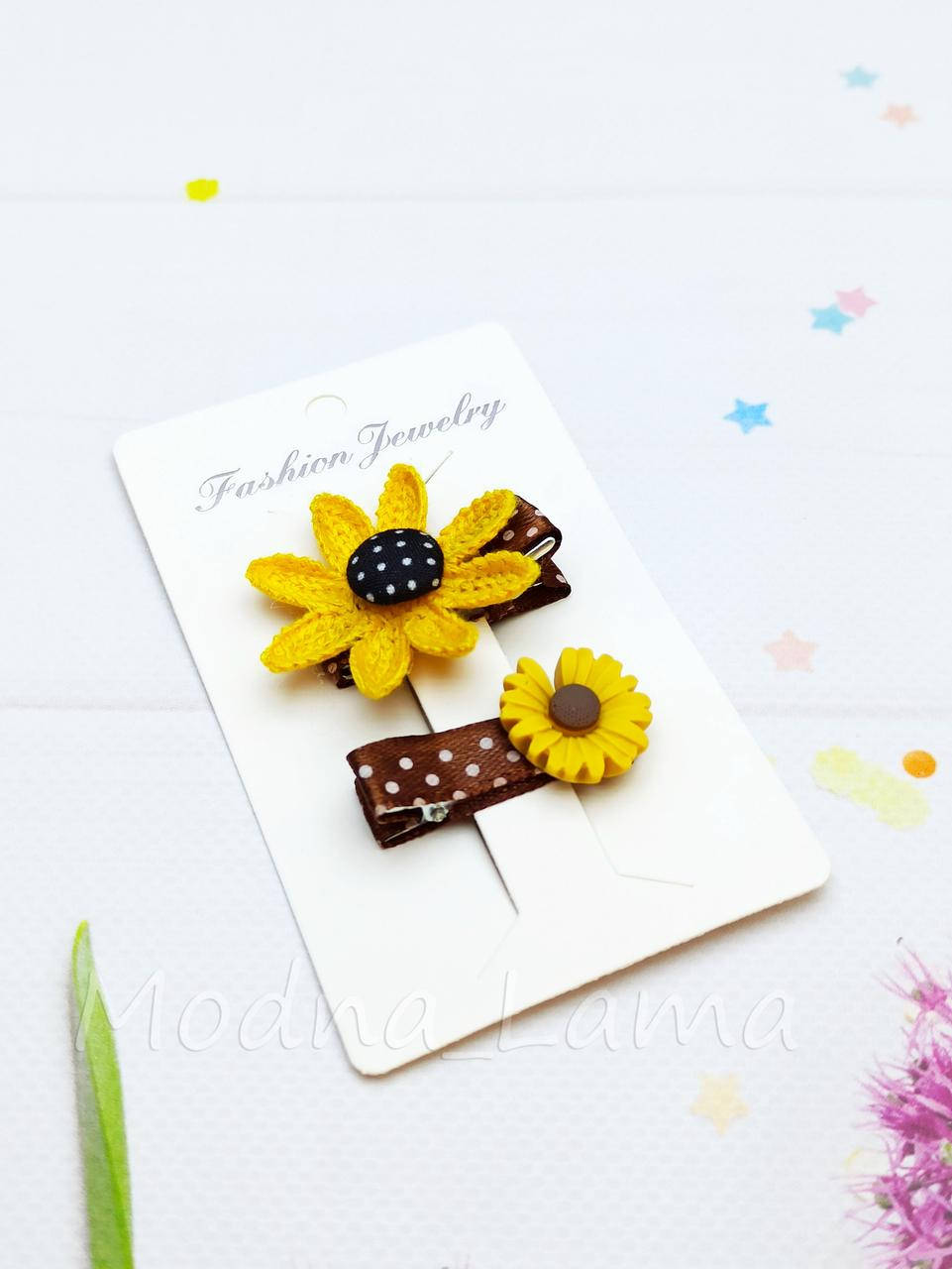 

Цветы на заколках для девочек заколки для волос