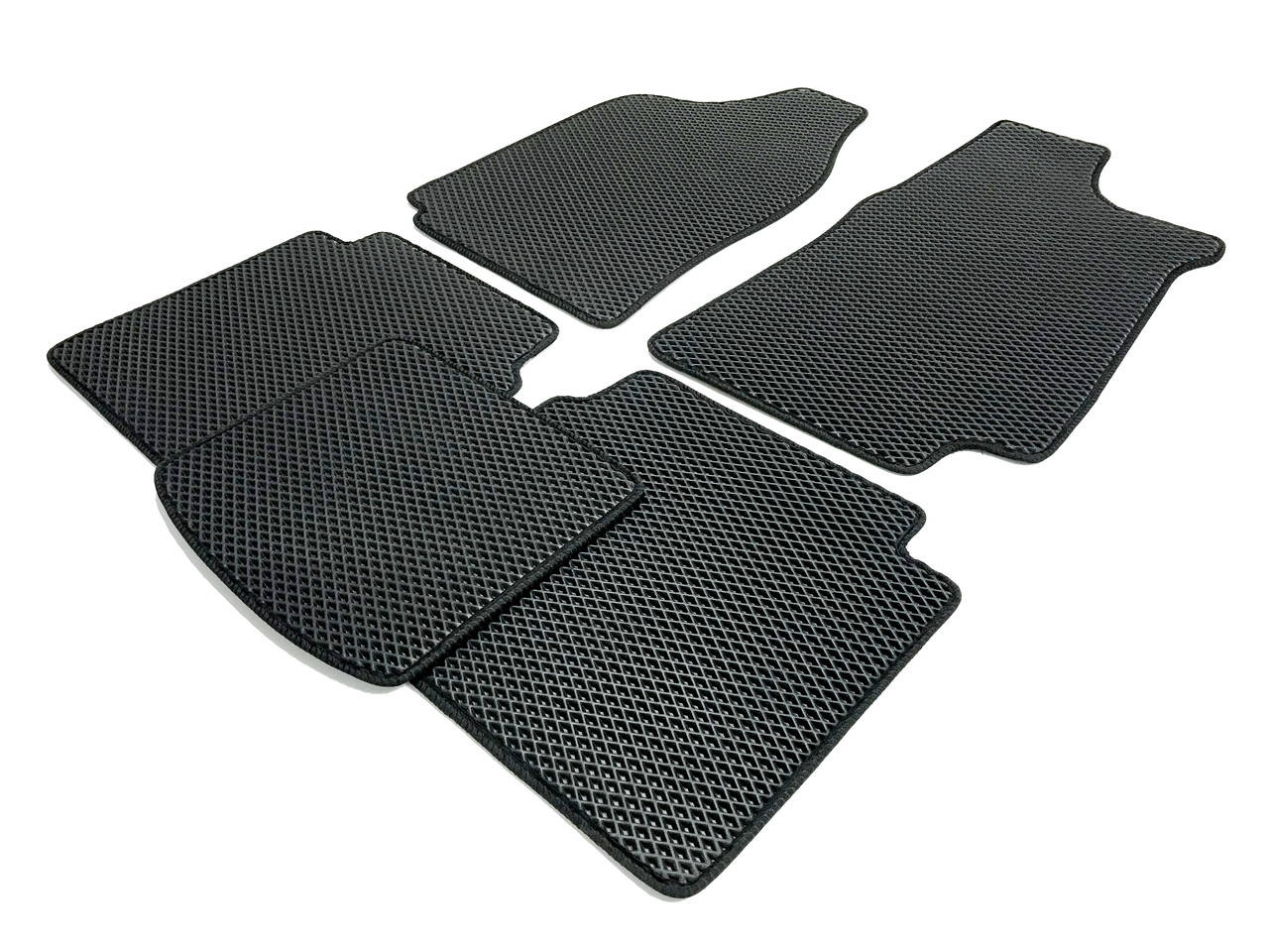 

Коврики в салон чёрные EVA для для ВАЗ 2101-2107 5шт, Черный