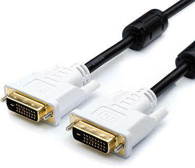 

Кабель DVI-DVI 1.8m MIX (оргинал)- Б/У