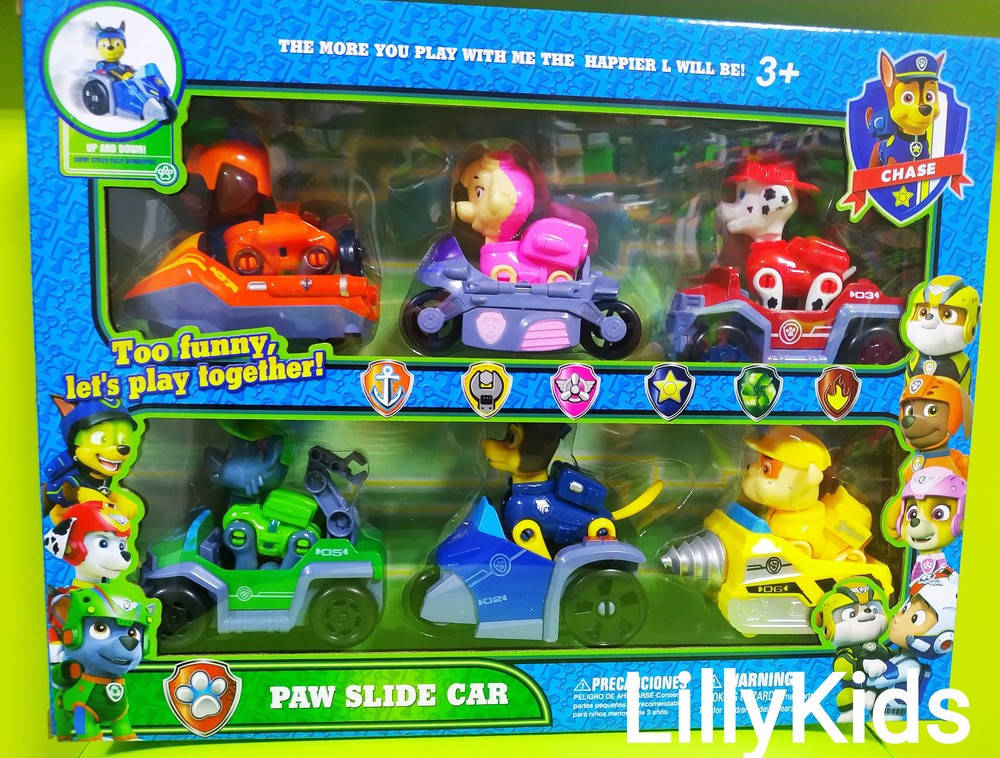 

Набор героев Щенячий Патруль на машинах, Paw Patrol G2010