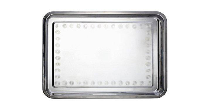 

Поднос Empire оцинкованный 45 х 35 х 2 см. 0017, Стальной