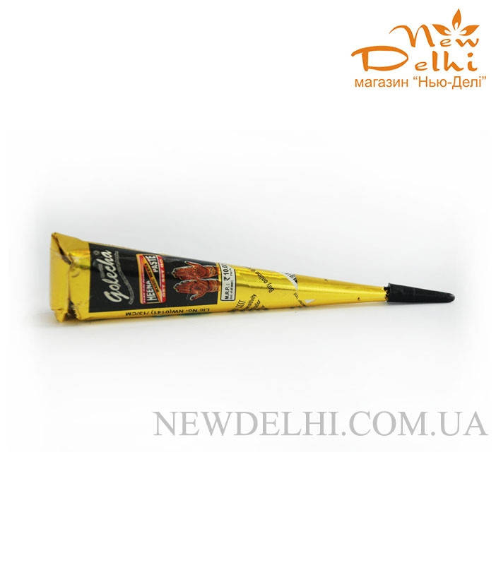 

Хна в конусе черная Golecha для биотату