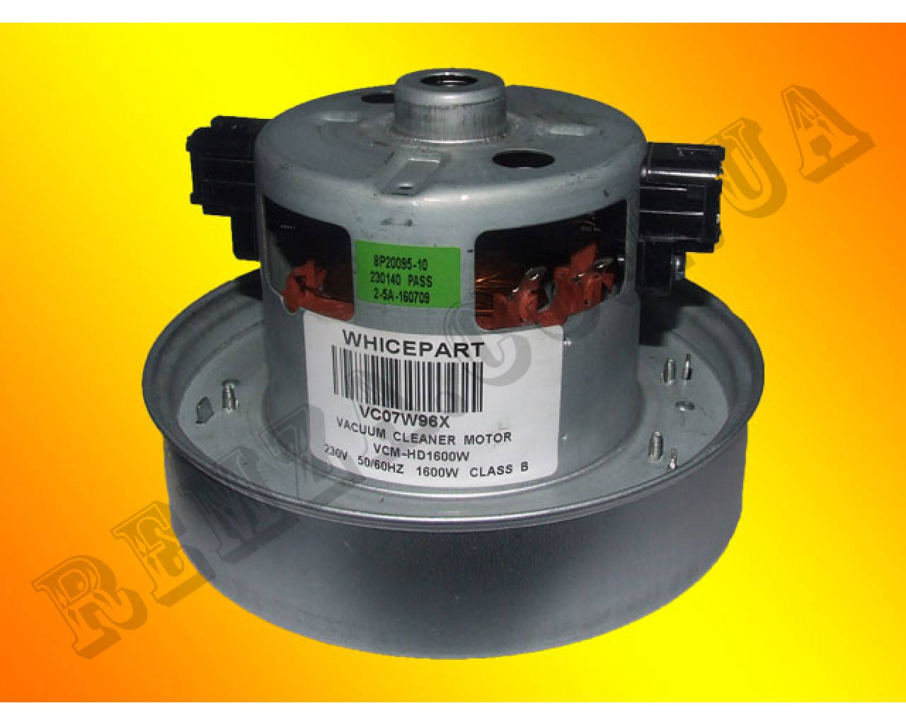 

Двигатель пылесоса Samsung 1600Вт VCM-HD.110 с буртом D=135, H=110