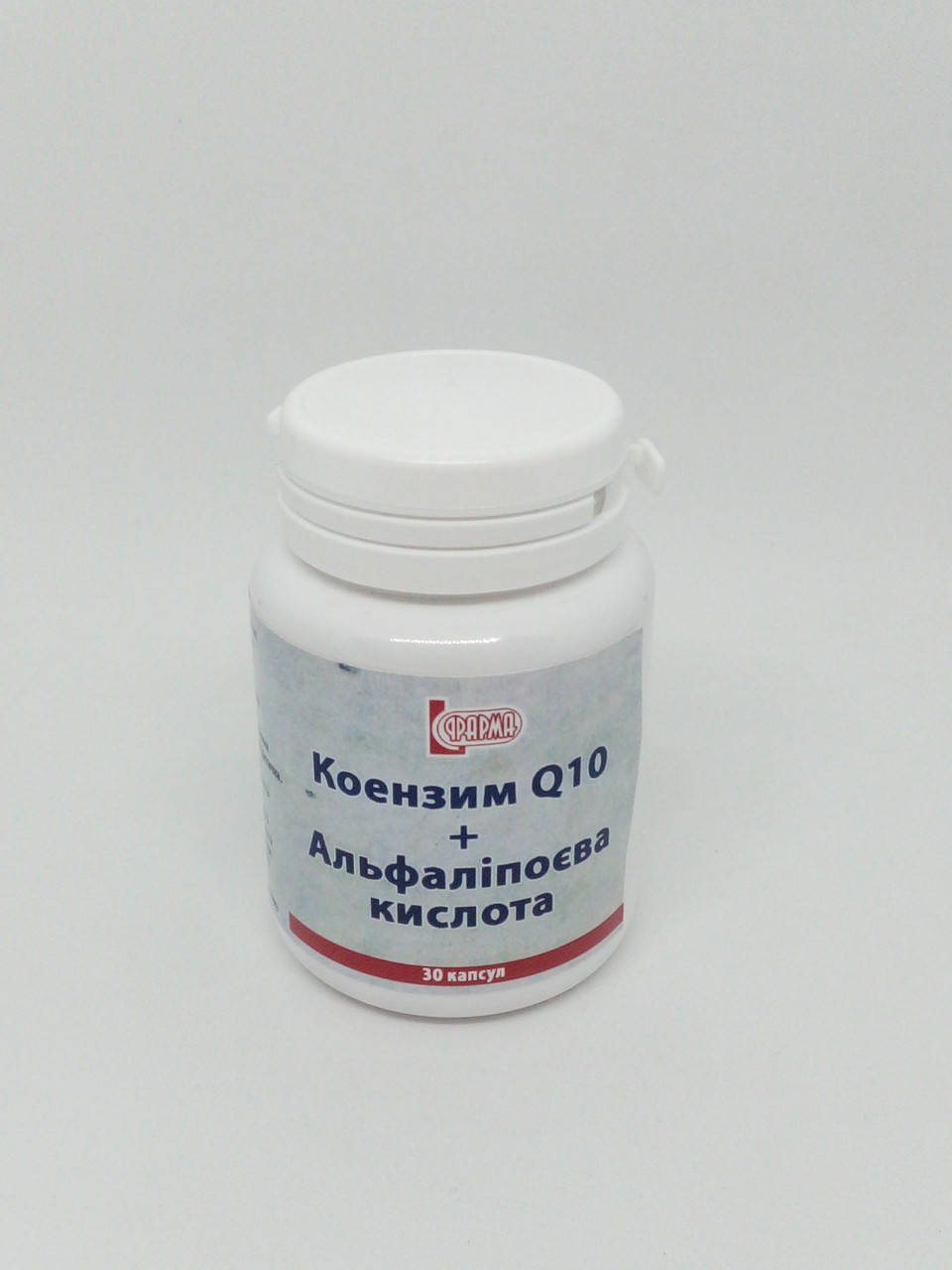 

Коензим Q10 + Альфа-ліпоєва кислота капсули №30