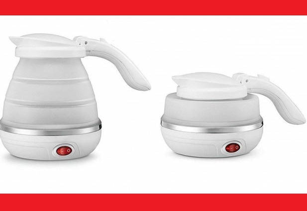 

Складной силиконовый чайник Silicon Kettle 0.6ml
