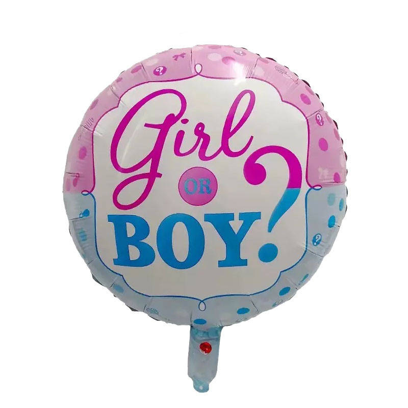 

Фольгированный шар круг Girl or boy 18" Китай