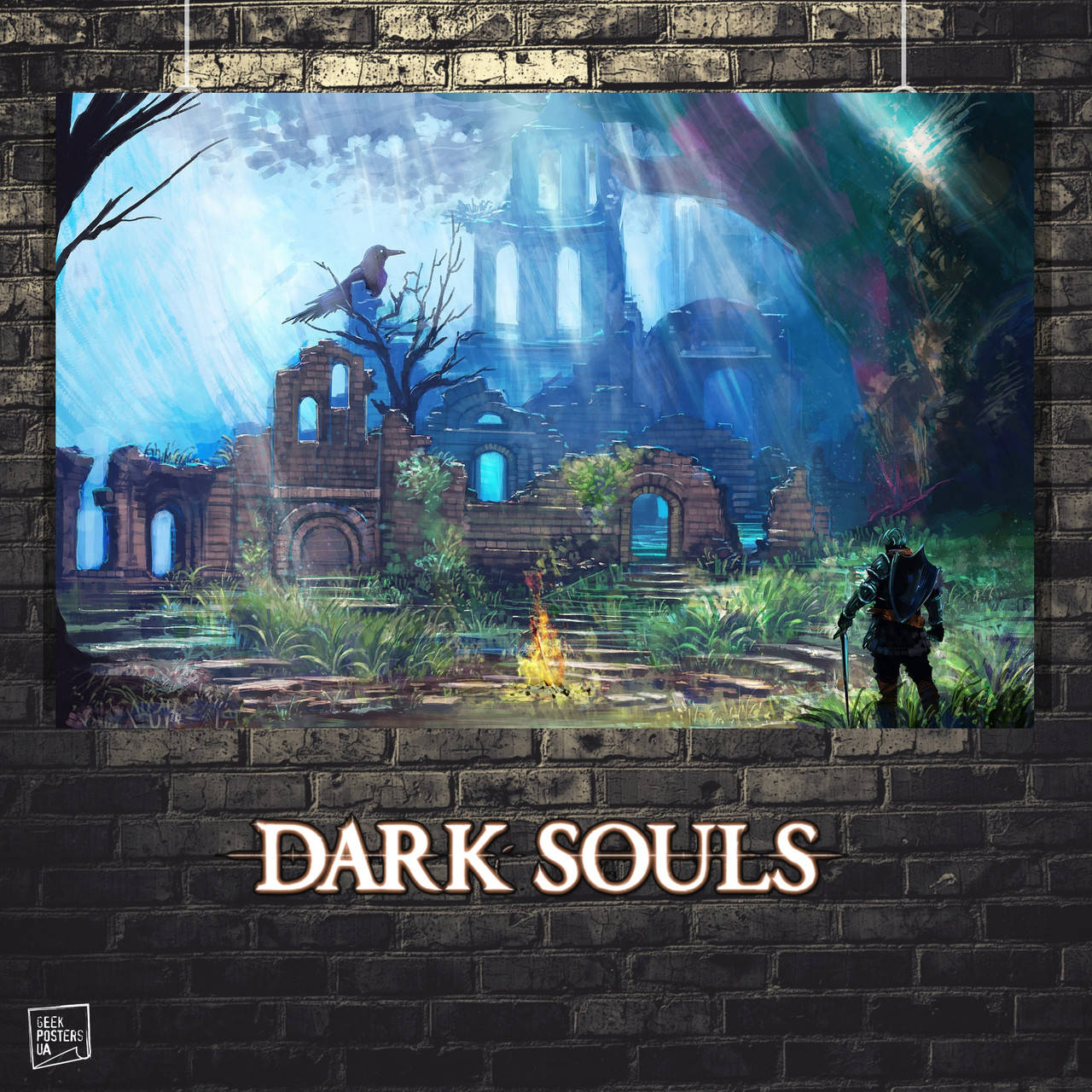 

Постер Dark Souls, Тёмные души. Размер 60x93см (A1). Матовая бумага